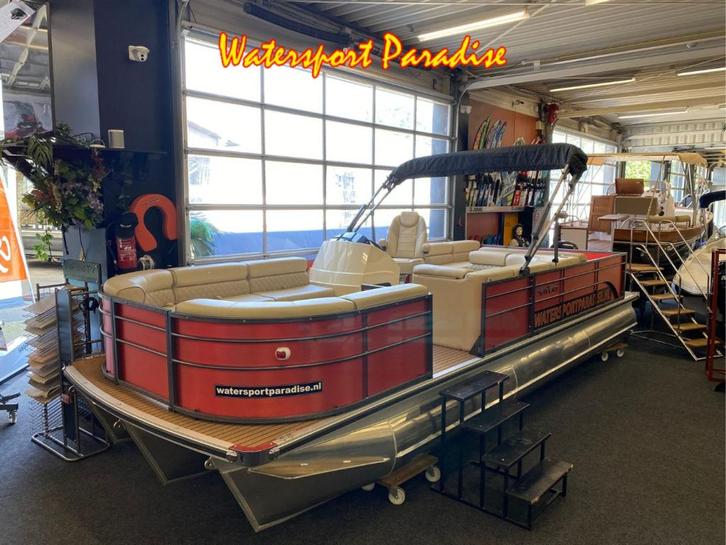 Pontoonboot 25FT 3-Tubes Red (bj 2022), Watersport en Boten, Motorboten en Motorjachten, Nieuw, Aluminium, 6 tot 9 meter, Benzine