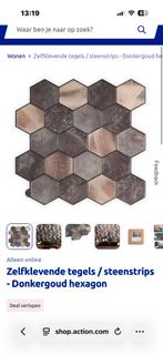 Zelfklevende wandtegels (Action), Doe-het-zelf en Verbouw, Tegels, Ophalen, Zo goed als nieuw, Minder dan 5 m², 20 tot 40 cm