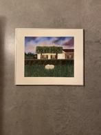 Zeefdruk Aad Groenendijk – Zeeuwse Mutsen, Antiek en Kunst, Ophalen