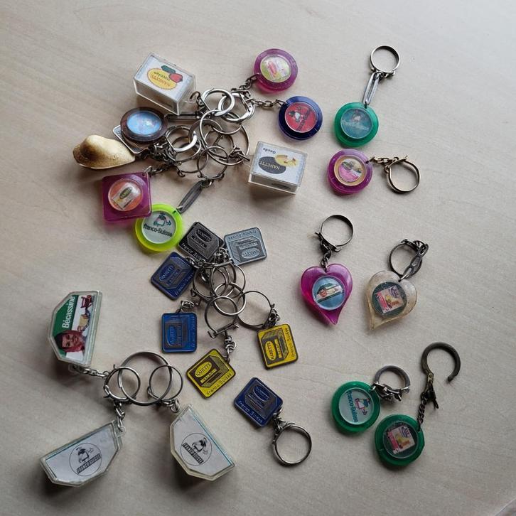 Verzameling Kaas Franco Suisse sleutelhangers, Verzamelen, Sleutelhangers, Gebruikt, Ophalen of Verzenden