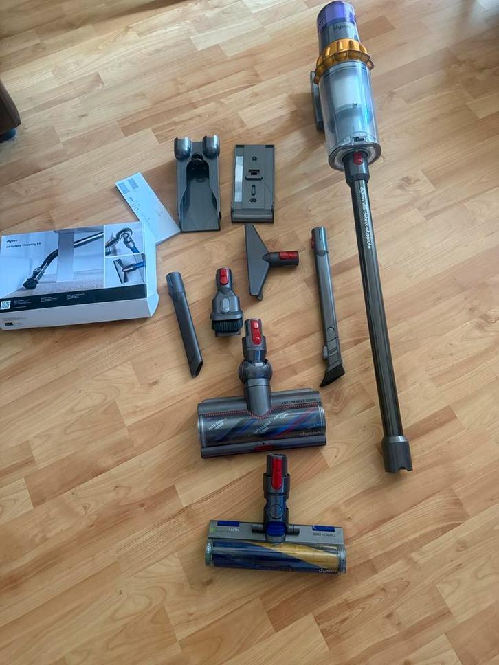 Dyson V15 Detect Absolute - Zo goed als nieuw!, Witgoed en Apparatuur, Stofzuigers, Zo goed als nieuw, Stofzuiger, Minder dan 1200 watt
