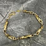 14k gouden armband monte carlo schakel, Sieraden, Tassen en Uiterlijk, Armbanden, Ophalen of Verzenden