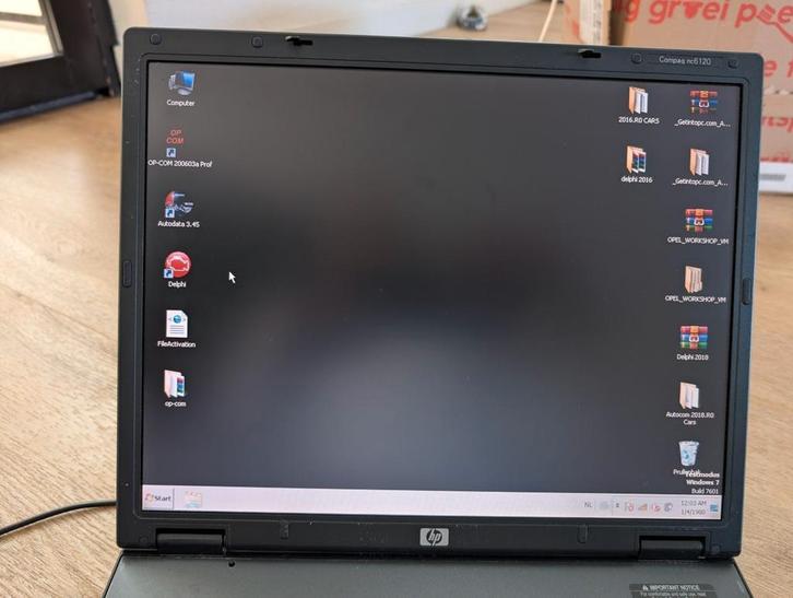 Laptop met Auto data ,Delphi & Opcom diagnose software, Computers en Software, Windows Laptops, Gebruikt, 15 inch, HDD, 2 tot 3 Ghz