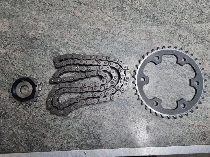 Royal Enfield Interceptor / Conti KETTINGSET, Motoren, Onderdelen | Overige, Gebruikt, Ophalen of Verzenden