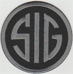 Sig Sauer stoffen opstrijk patch embleem #3, Verzenden, Nieuw, Shirt