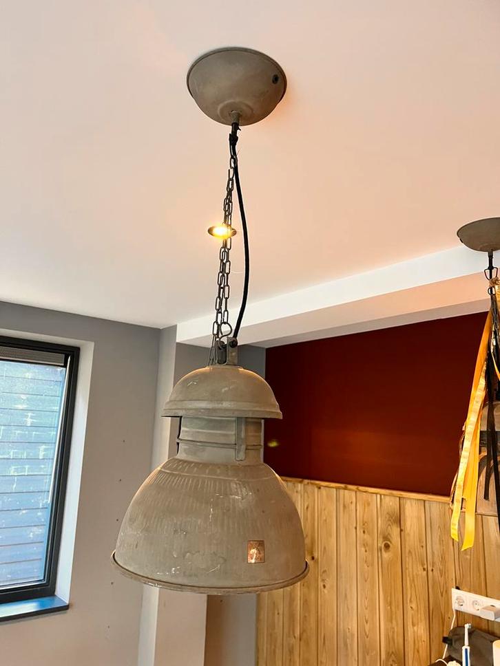 2x HKliving Hanglamp Industrieel, Huis en Inrichting, Lampen | Hanglampen, Gebruikt, Minder dan 50 cm, Metaal, Ophalen of Verzenden