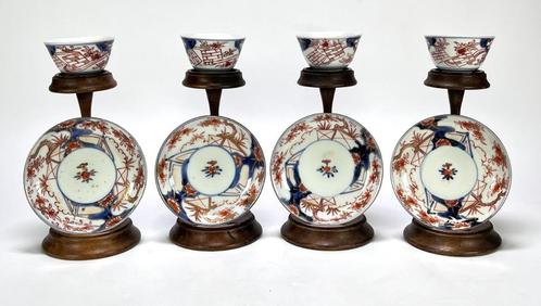 Imari theekopjes en schotels, 18e eeuw, Japan, Antiek en Kunst, Antiek | Porselein, Ophalen of Verzenden