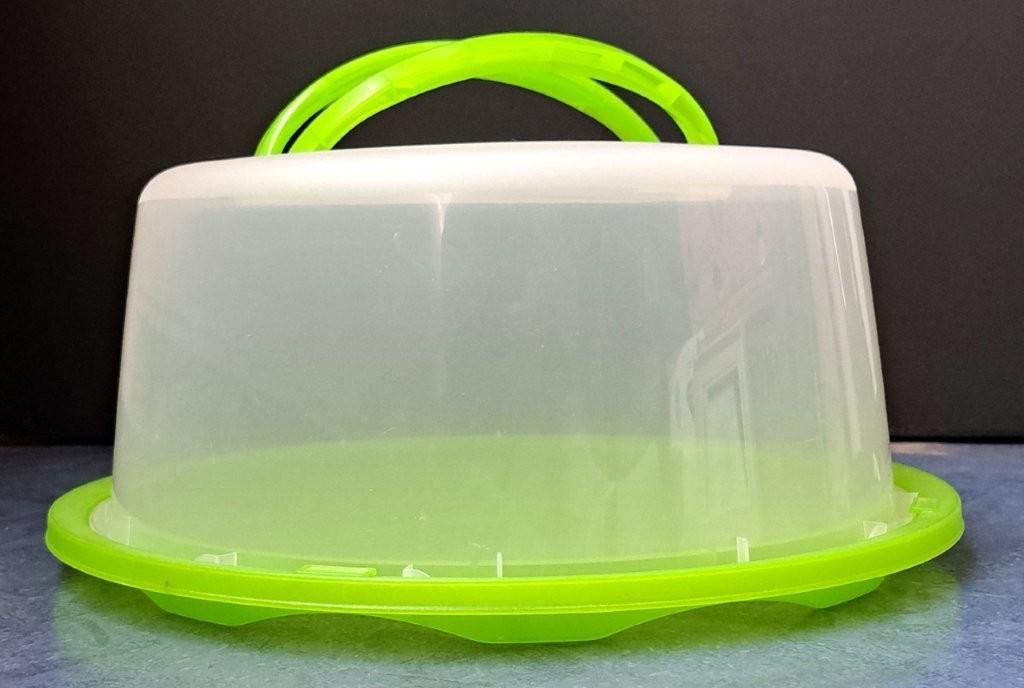 Taartdoos / vershouddoos voor taart B, Huis en Inrichting, Keuken | Tupperware, Ophalen of Verzenden, Zo goed als nieuw, Groen