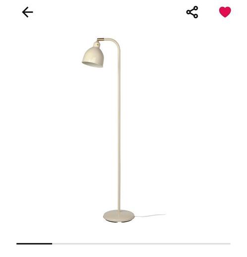 GEZOCHT: IKEA Rödflik staande leeslamp beige, Huis en Inrichting, Lampen | Vloerlampen, Zo goed als nieuw, Ophalen