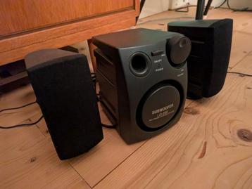 Speakerset, subwoofer beschikbaar voor biedingen