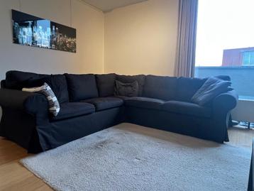 Ikea Ektorp hoekbank 2+2 zits zwart - afbeelding 5
