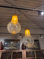 Vintage hanglamp van geblazen glas, Huis en Inrichting, Lampen | Hanglampen, Ophalen of Verzenden, Nieuw, Glas