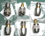 APC-7 adapters tot 12GHz. N en SMA,  zes stuks, Ophalen of Verzenden, Gebruikt, Zender en Ontvanger