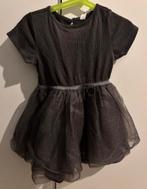H&M kerstjurk tulle donkergrijs maat 98/014 zgan, Kinderen en Baby's, Kinderkleding | Maat 104, Meisje, H&M, Ophalen of Verzenden