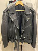 Real Leather vintage motorjacket - size L(L/G), Ophalen of Verzenden, Tweedehands