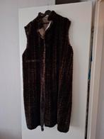 Panterprint bodywarmer Faux fur, Kleding | Dames, Ophalen of Verzenden, Zo goed als nieuw, Maat 46/48 (XL) of groter, Zwart