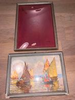 Vintage Fotolijst Hema en schilderijtje kunsthandel Artika, Ophalen of Verzenden, Gebruikt