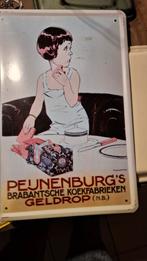 Brocant Reclame bord pijnenburg koek emaille blik geldrop, Antiek en Kunst, Ophalen of Verzenden