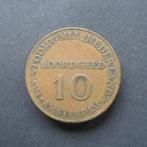 10 Cent Boordgeld Nederland 1947 SMN (01), Verzenden, Koningin Wilhelmina, 10 cent, Losse munt