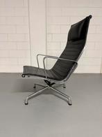 Vitra aluminium lounge chair Eames, Huis en Inrichting, Fauteuils, Ophalen of Verzenden, Zo goed als nieuw, 50 tot 75 cm, Leer