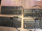 Partij Dell en Logitech toetsenborden - Bedraad, Computers en Software, Toetsenborden, Gebruikt, Multimediatoetsen, Ophalen of Verzenden