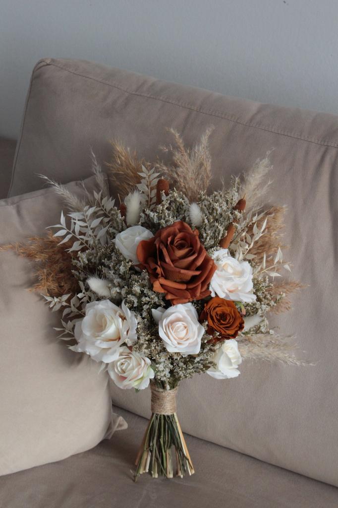 Mooie bruidsboeket herfst, Kleding | Dames, Trouwkleding en Trouwaccessoires, Zo goed als nieuw, Accessoires, Ophalen of Verzenden