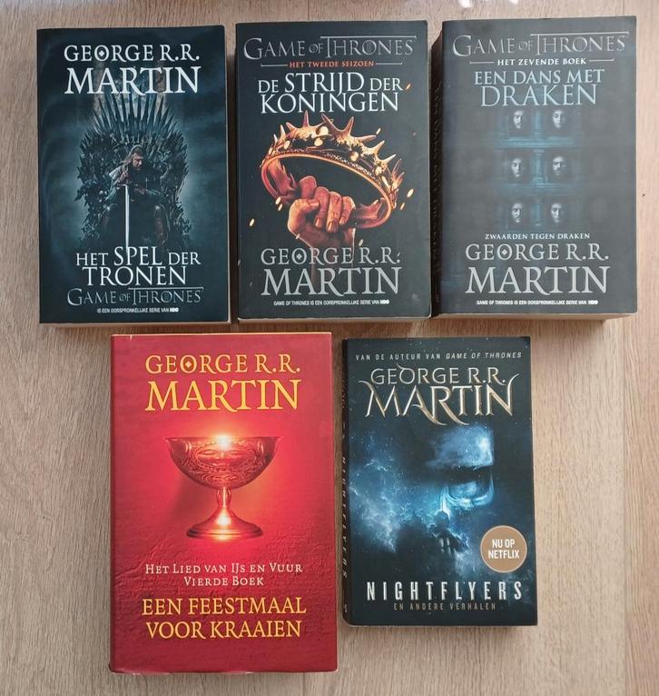 George R.R. Martin - 5 boeken, Boeken, Fantasy, Gelezen, Ophalen