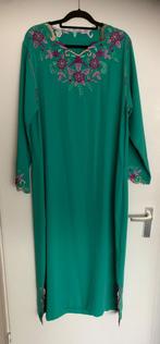 Kaftan | Caftan | Kandoura | Marokkaanse jurk | Groen, Nieuw, Groen, Maat 42/44 (L), Ophalen of Verzenden