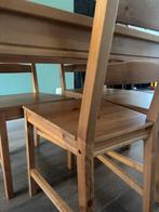 Tafel met 4 stoelen - Verhuizing!, Ophalen, Zo goed als nieuw, Minder dan 4 stoelen