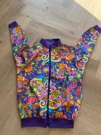 2x NEON FLOWER POWER themafeest feestkleding, Maat 48/50 (M), Ophalen of Verzenden, Zo goed als nieuw, Kleding