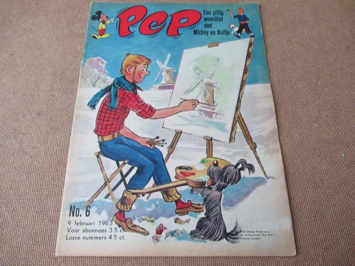 Pep weekblad nr.6 van 1963, Boeken, Stripboeken, Gelezen, Eén stripboek, Verzenden