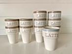 Nieuw Bastion Collection Latte mokken bekers set van 11, Ophalen of Verzenden, Nieuw