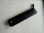 Montblanc Meisterstuck zwart leer pen pouch 1 pen, Verzamelen, Pennenverzamelingen, Ophalen, Zo goed als nieuw, Balpen, Overige merken