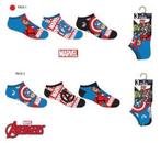 Avengers Sneakersokken - 3 paar - Maat 23/26 - 27/30, Nieuw, Ophalen of Verzenden, Marvel, Jongen