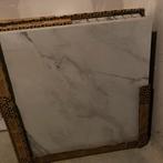 Vloer- wandtegels 4,32 m2 keramisch marmer 60 x 60 cm, Doe-het-zelf en Verbouw, Tegels, Ophalen, 60 cm of meer, 60 cm of meer