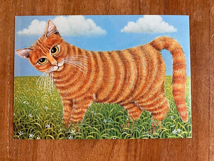 Gertrude Halsband - Ginger, Verzamelen, Ansichtkaarten | Dieren, Ongelopen, 1980 tot heden, Hond of Kat, Ophalen of Verzenden