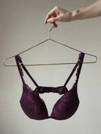 Paarse H&M bralette/soft beha, 75B. ZGAN! Kant lace Bordeaux, H&M, Verzenden, Paars, BH