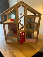 Poppenhuis HEMA met meubels, Ophalen, Zo goed als nieuw, Poppenhuis
