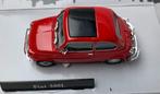 Cararama 1:43 Fiat 500 L rood met zwart dak, in windowbox, Hobby en Vrije tijd, Modelauto's | 1:43, Overige merken, -, Nieuw, Ophalen of Verzenden