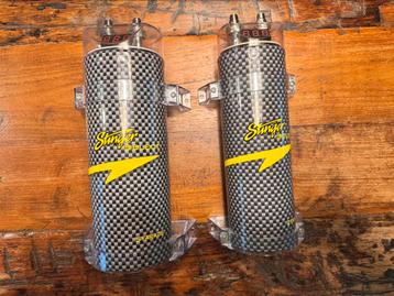 1x Stinger 5 Farad powercap | 1x Stinger 2 Farad Power cap beschikbaar voor biedingen