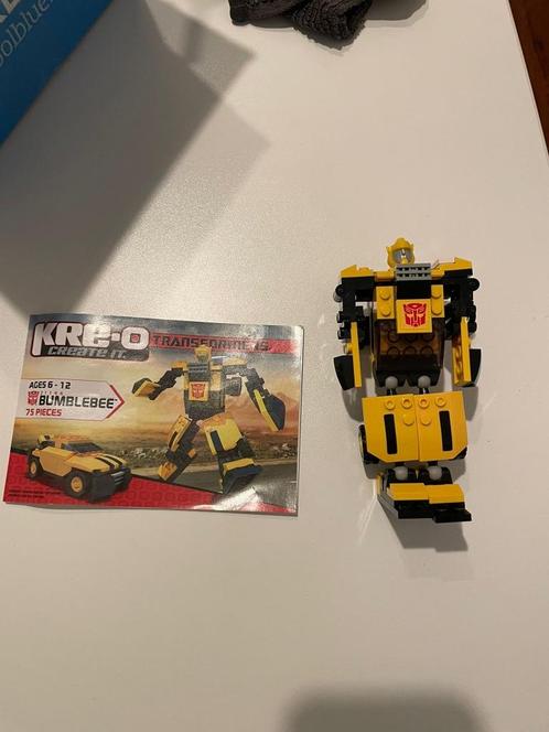 Kre-O Transformers Bumblebee met bouwboekje (lijkt compleet), Verzamelen, Transformers, Zo goed als nieuw, Overige generaties