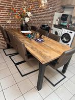 Prachtige tafel met 8 stoelen zgan, Tuin en Terras, Tuintafels, Ophalen of Verzenden, Zo goed als nieuw, Rechthoekig