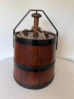 Karnton Boter Karnemelk Karn Ton Oude Antieke Houten Vintage, Ophalen of Verzenden