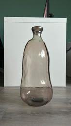 Grote glazen vaas met organische vorm, Huis en Inrichting, Ophalen, Overige kleuren, 50 tot 75 cm, Nieuw