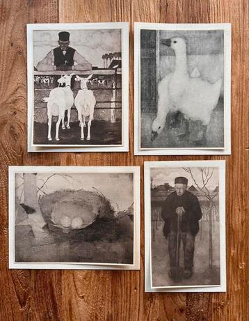 Jan Mankes 1889-1920 / 4 Originele Heliogravures 1923 beschikbaar voor biedingen