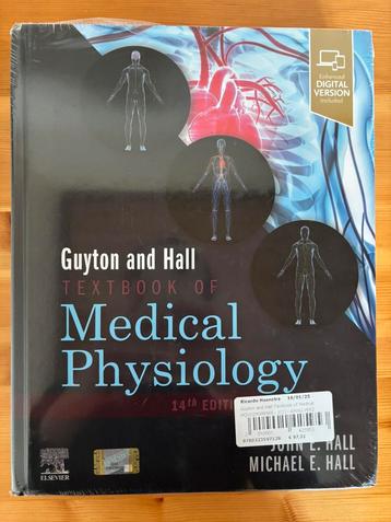 Guyton and Hall Medical Physiology 14th edition (nieuw) beschikbaar voor biedingen