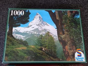 * Puzzel Schmidt Cinerama Matterhorn 1000 stukjes *  beschikbaar voor biedingen