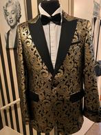 Super mooi smoking jasje met goud brocaat, Kleding | Heren, Kostuums en Colberts, Overige kleuren, Maat 56/58 (XL), Ophalen of Verzenden