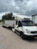 Iveco Daily be combinatie 12 ton trekker veldhuizen knik DIE, Auto's, Achterwielaandrijving, Gebruikt, 4 cilinders, Iveco