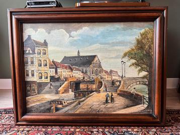 Prachtig schilderij ‘t Bat Maastricht beschikbaar voor biedingen